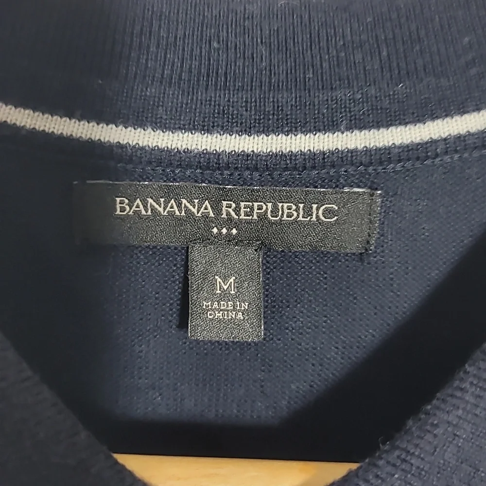 Banana Republic Navy Polo Shirt